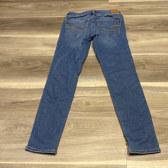 American eagle blue denim jeggings size 2 - Picture 8 of 10